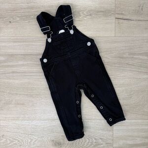 Bubble Baby Black Overalls